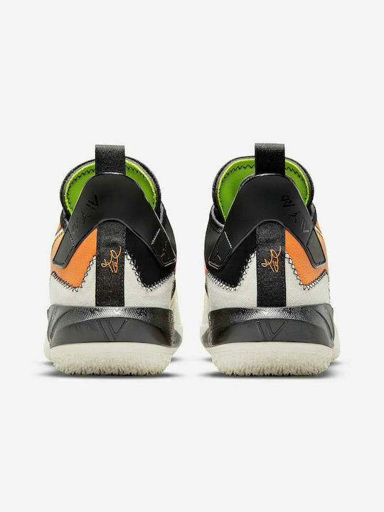 Why Not Zer0.4 Low Basketball Shoes Pale Ivory / Black / Alpha Orange