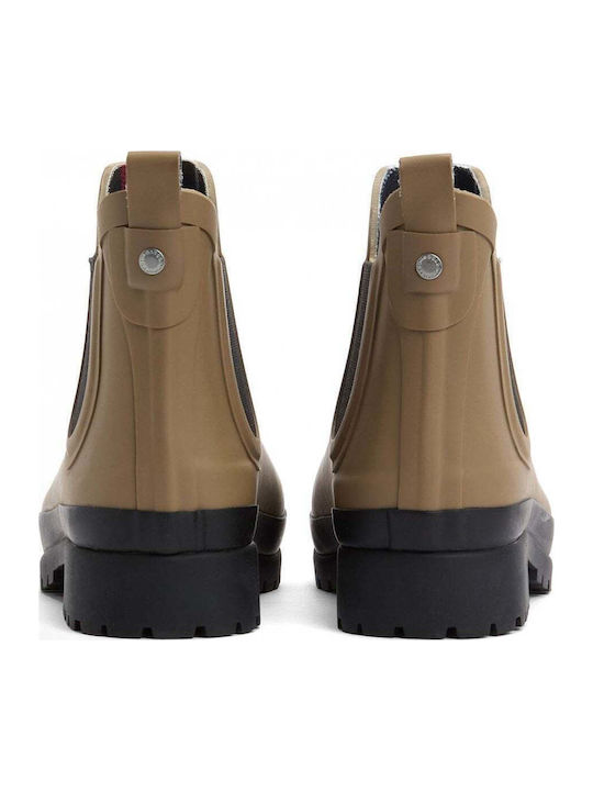 Mallow Damen Chelsea Stiefeletten Braun