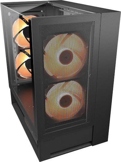 Cougar OmnyX Gaming Midi Tower Κουτί Υπολογιστή με ARGB Φωτισμό Μαύρο