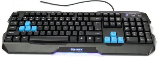 E-Blue Polygon Gaming Πληκτρολόγιο (Αγγλικό US)