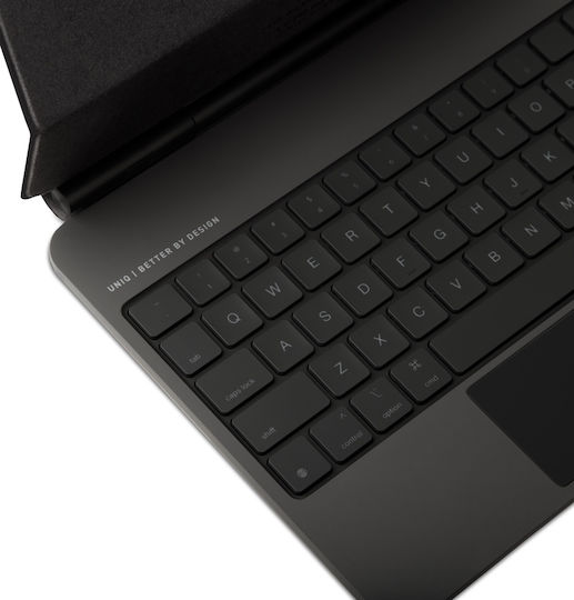 Uniq Klappdeckel mit Tastatur Schware (iPad Air 11" (2024/25), iPad Air 10,9" (2022/20))