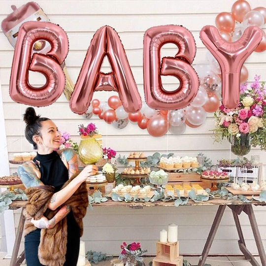 Luftballon Folie Jumbo Buchstabe Α Rose Gold 100cm