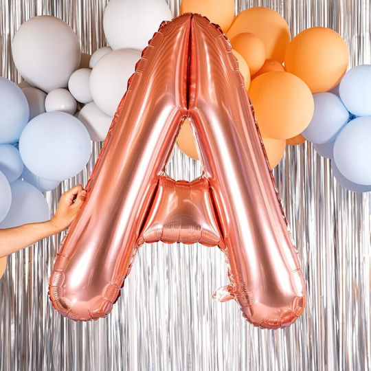 Luftballon Folie Jumbo Buchstabe Α Rose Gold 100cm