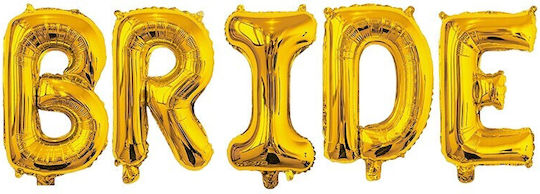 Luftballon Folie Jumbo Buchstabe Gold 100cm