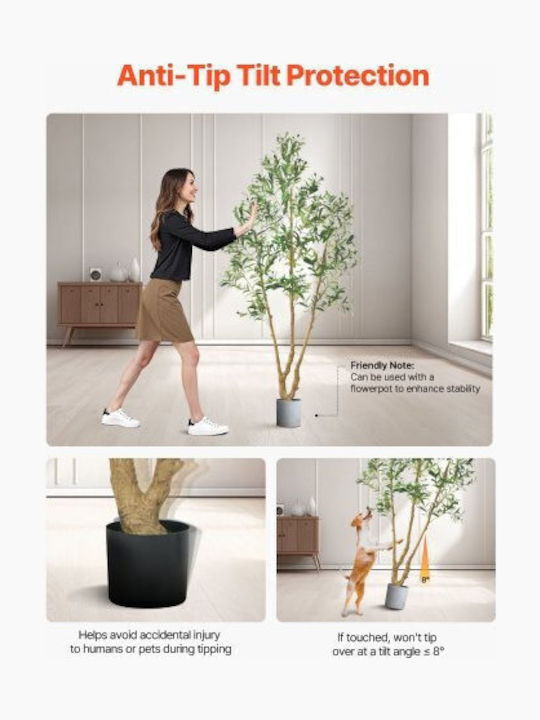 Artificial Plant in Pot Olive Green 210cm Vevor