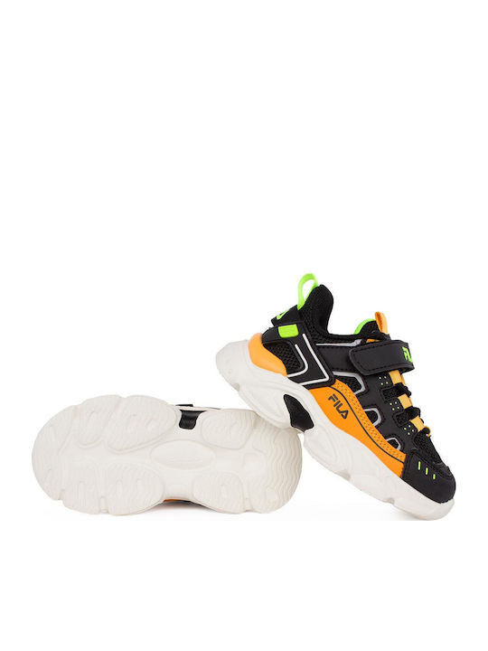 Memory Spinel 3 V Kids Sneakers Anatomic with Scratch Black