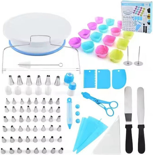 Set de instrumente de patiserie din Plastic 28cm 92buc