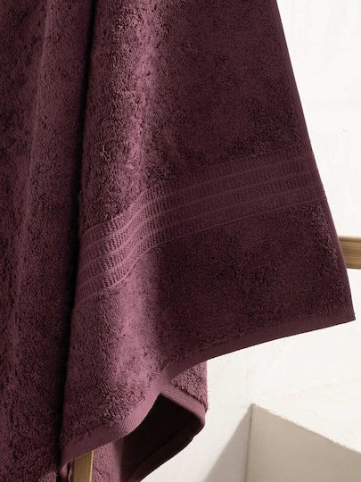 Homelover Σετ 3τμχ Plum Purple Βάρους 500gr/m²