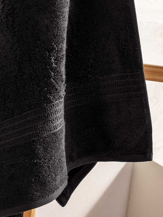 Homelover 3-tlg. Set Badetücher Black Gewicht 500gr/m²