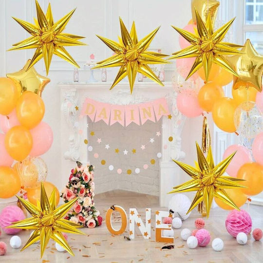 Balloon Foil Jumbo Star Gold 66cm