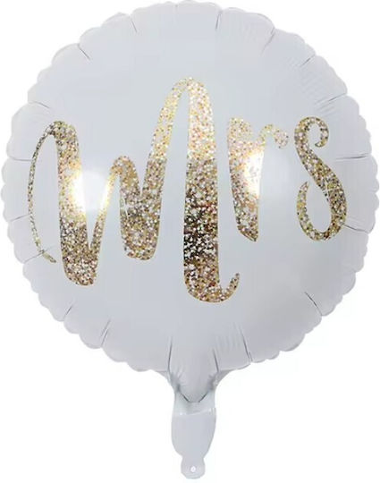 Luftballon Folie Weiß 45cm