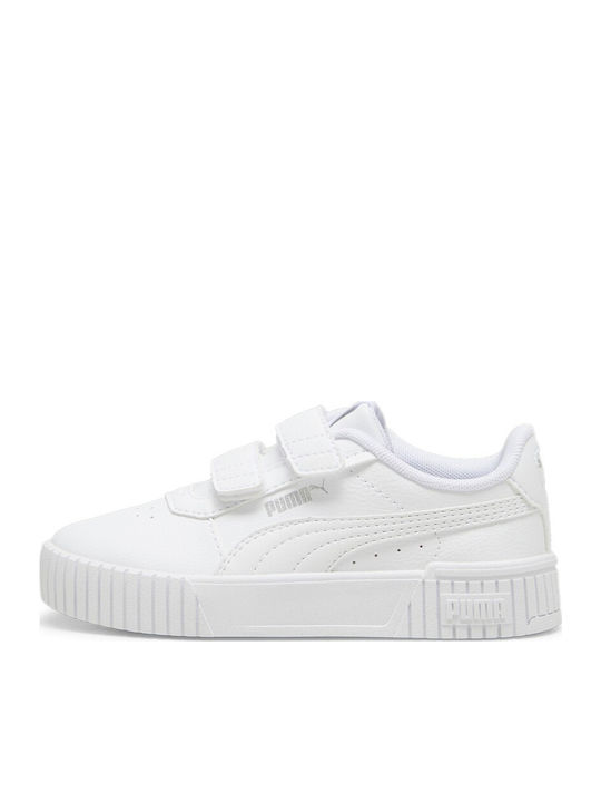 Puma Carina 2.0 V Ps White Kids Sneakers