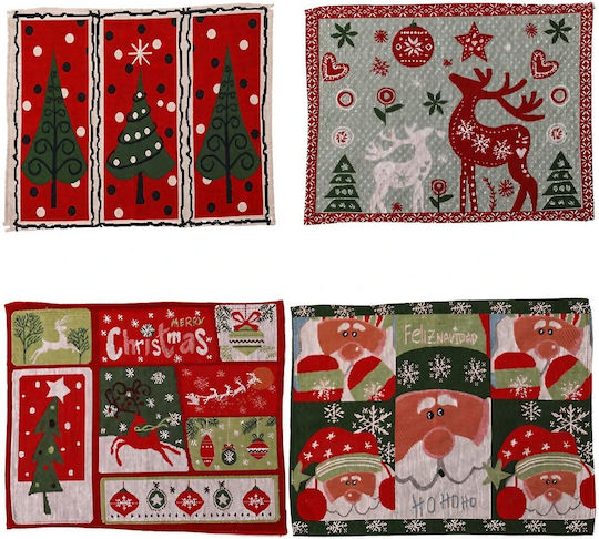 Serviette mit Bäumen