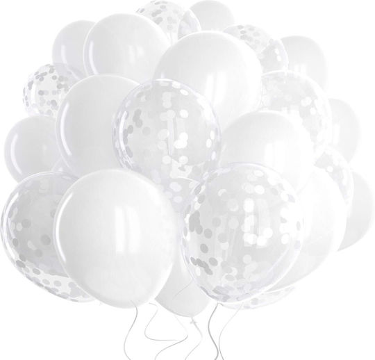 Set 10 Luftballons Latex Weiße 30cm