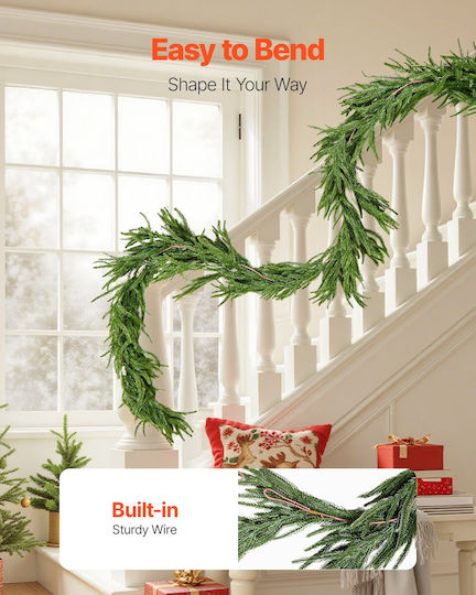 Vevor Christmas Garland Green 1pc