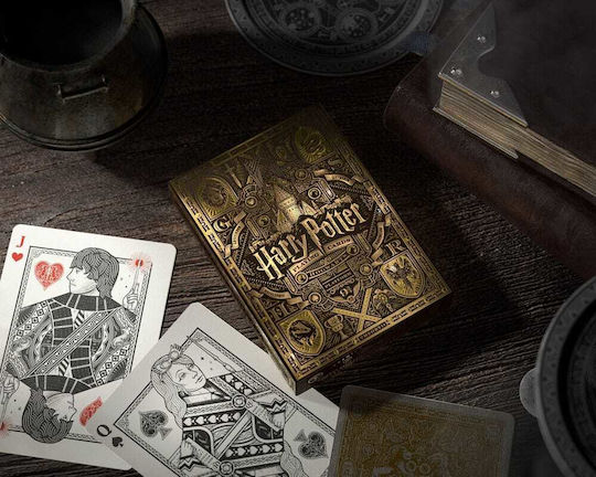 Theory11 Deck Συλλεκτική Τράπουλα Harry Potter Πλαστική για Poker Κίτρινη