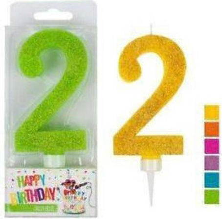 Trend Haus Birthday Candle Number "2" (Μiscellaneous colours) 941985