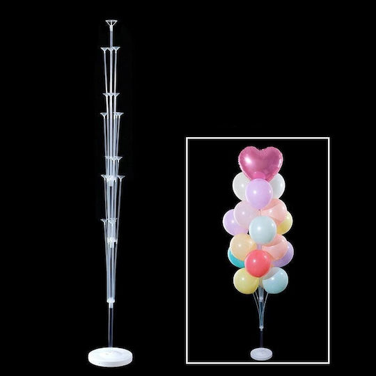 Balloon Stand Flippy Single Layer 19 Balloons 160 Cm Transparent