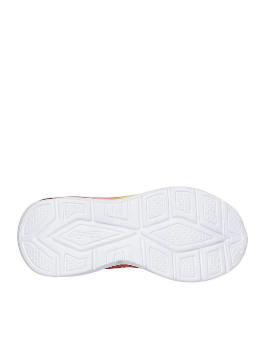 Kids Sneakers with Scratch & Lights Red