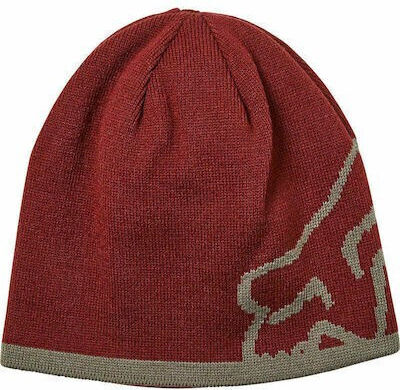Streamline Beanie Unisex Beanie Knitted in Burgundy color