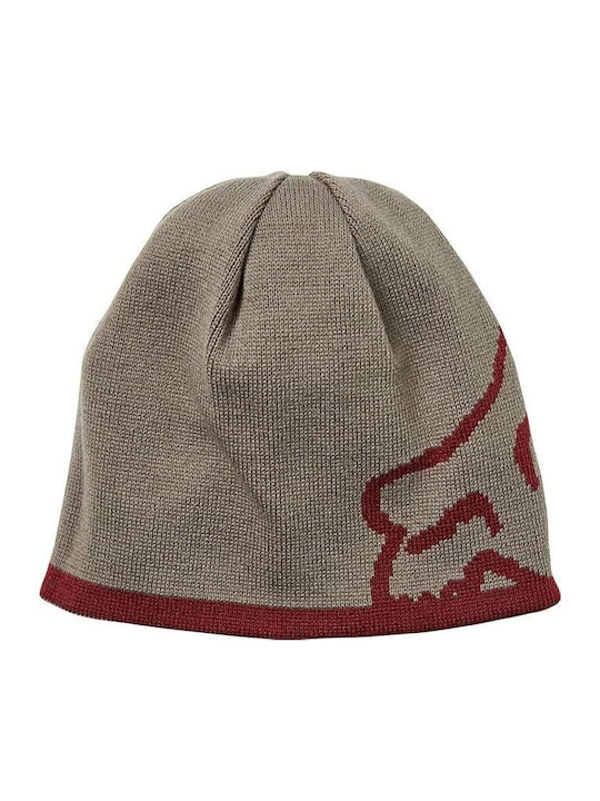 Streamline Beanie Unisex Beanie Knitted in Burgundy color