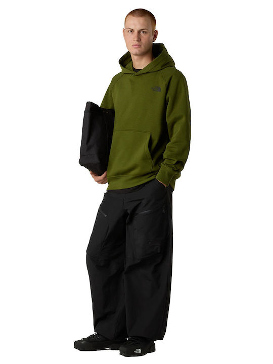 The North Face Φούτερ Woodland Green με Κουκούλα