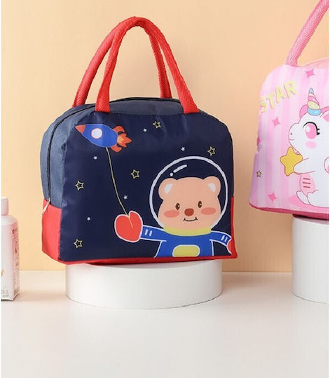 Schulische Isothermische Hand-Lunch-Tasche 2Es Blau 19 x 13 x 23cm