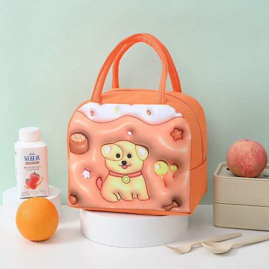 Schulische Isothermische Hand-Lunch-Tasche Braun 19 x 13 x 23cm