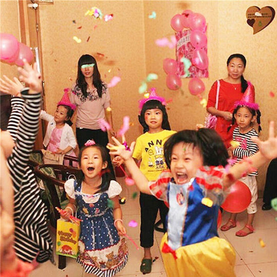 Tub Confetti Flippy Party Popper 30x5 Cm Confetti Lucioase Rezistente la Foc Eliberare Prin Răsucire Argintii