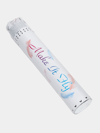 Confetti Tube Flippy Feather Pattern 27 Cm Make It Fly Red