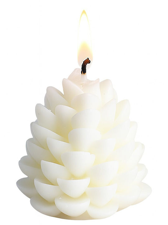 The translated Liquid template in German language: Weihnachtskerzen & Kerzenständer Kerze Weiß 7x6.5cm.