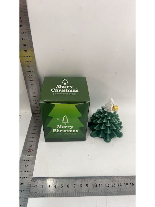 The translated Liquid template in German language: Weihnachtskerzen & Kerzenständer Kerze Grün 8x7cm.