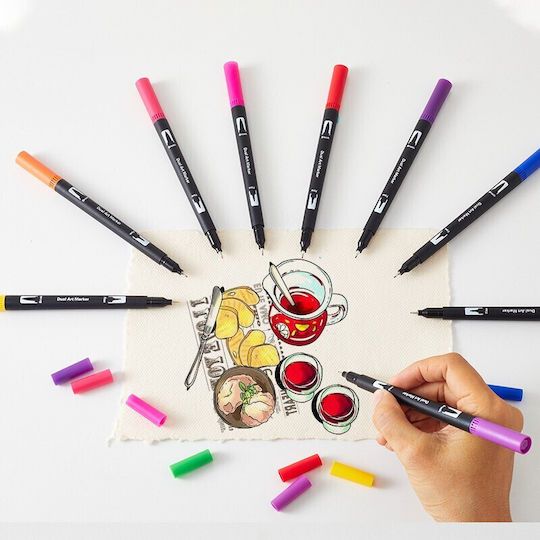 Μαρκαδόροι Σχεδίου Multicolor 0.4mm Σετ 60 χρώματα
