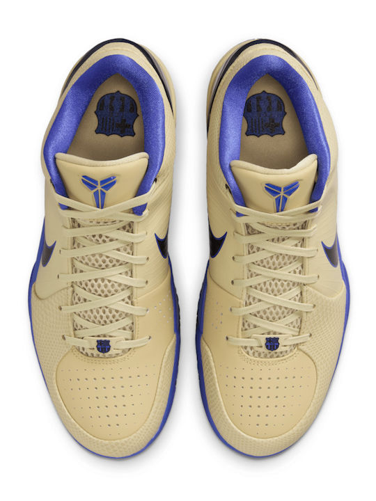 Kobe 4 Protro FC Barcelona Ниски Баскетболни обувки Team Gold / Black / Persian Violet