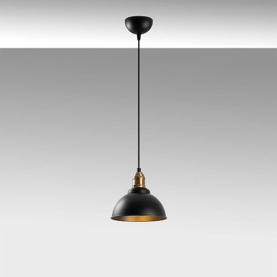 Opviq Varzan Hängelampe Schwarz mit Fassung E27 21x21x116cm.