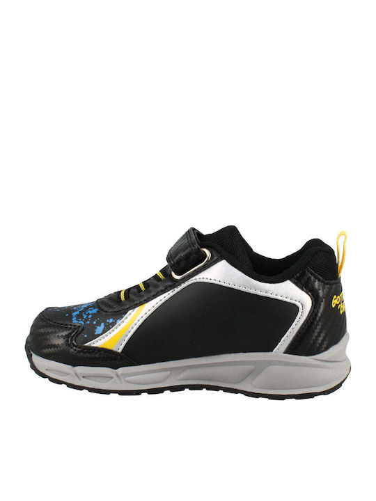 Παιδικά Sneakers με Φωτάκια Μαύρα