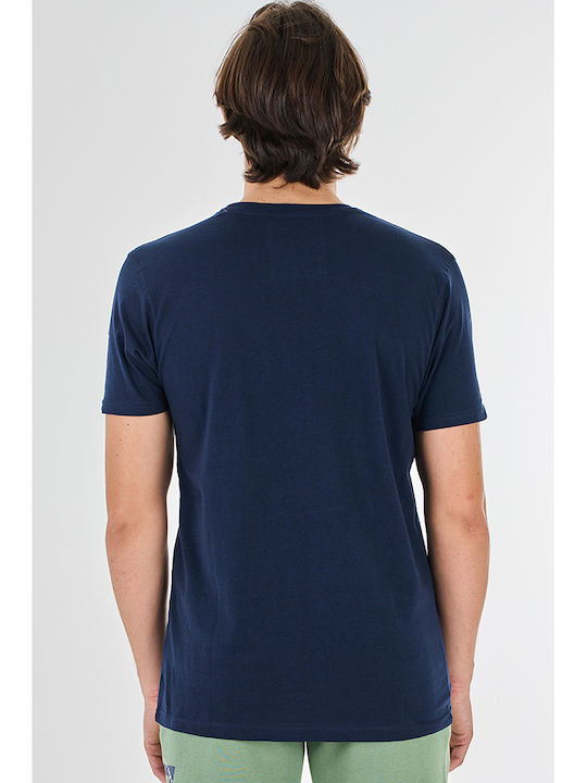 T-shirt Navy Μπλε