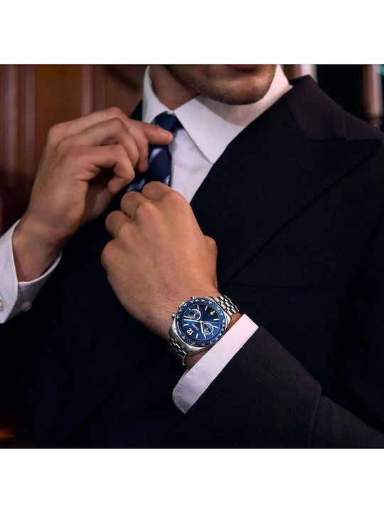 Cluse Aravis Men's Watch Battery with Silver Metal Bracelet