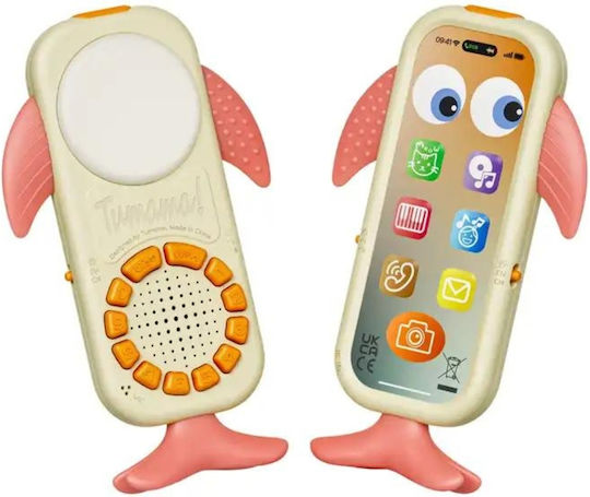 Tumama Kids Jucărie Telefon cu Muzică, Lumină și Sunete pentru 3++ Luni