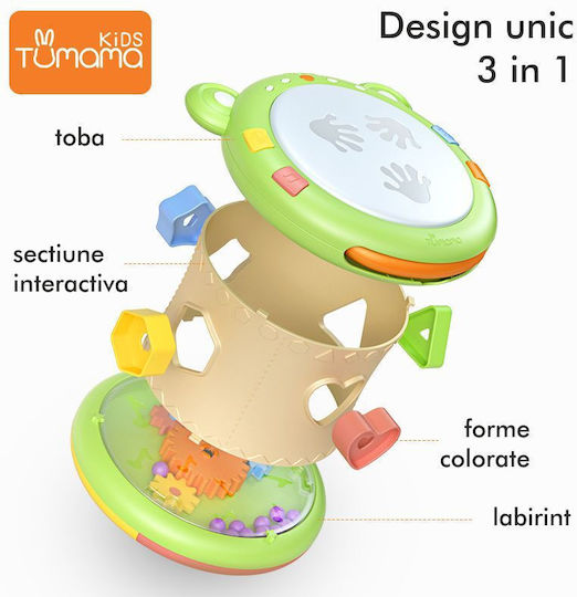 Tumama Kids Instrument Muzical cu Muzică, Lumină și Sunete pentru 18++ Luni