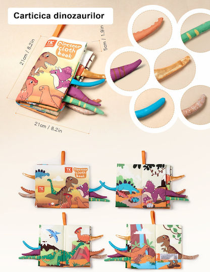 Tumama Kids Activity Book made of Fabric with Sounds for 3++ Months