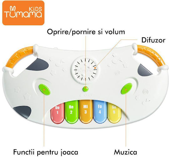 Tumama Kids Instrument Muzical cu Muzică și Sunete pentru 3++ Luni