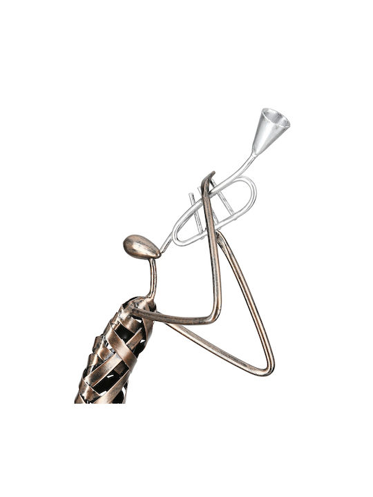 ArteLibre Set Dekorative Figuren aus Metall Ribbon 15x5x54cm 39Stück