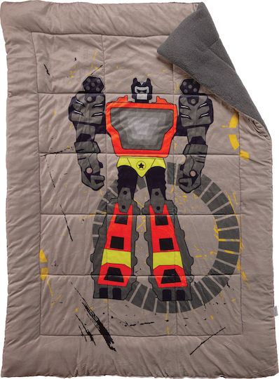 Das Home Детско завиване Единично с Холофайбърно пълнеж Robotime Grey 160x220cm Das Home Детско завиване Единично с Холофайбърно пълнеж Robotime Grey 160x220cm