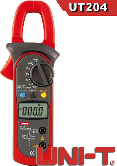 Uni-T Αμπεροτσιμπίδα Digital 600A AC UT204 Wahre Effektivwert