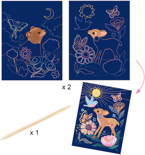 Djeco Painting Creative Activities "ζωάκια Δάσους" for Children 6+ years old Years
