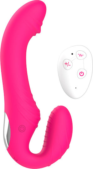 Wireless Double Penetration Vibe Strapon Pink