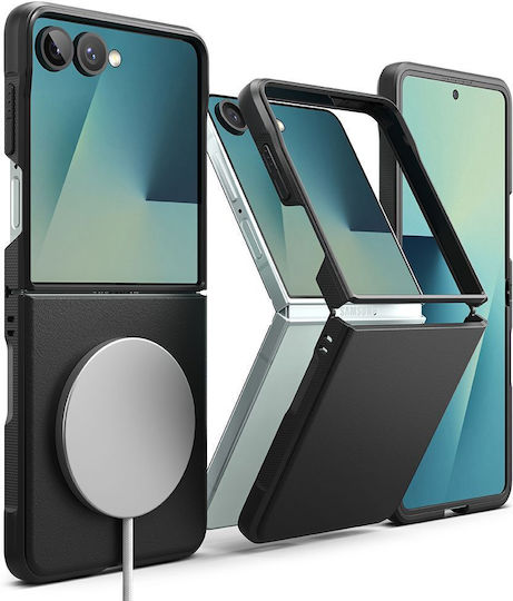 Ringke Magnetic Silicone Book Black (Galaxy Z Flip7)