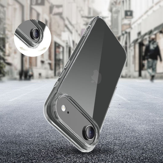 Tech-Protect Flexair Hybrid Umschlag Rückseite Silikon / Kunststoff Transparent (iPhone Air)
