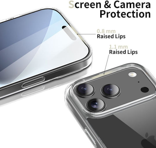 Tech-Protect Flexair Hybrid Back Cover Σιλικόνης / Πλαστικό Διάφανο (iPhone 17 Pro Max)